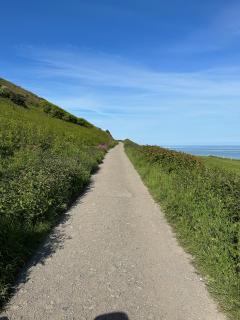 It's a well defined path with a shallow gradient - at first!
